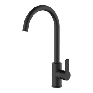 VERHAL MISTURADORA MONOCOMANDO COM CANO ALTO PRETO FOSCO