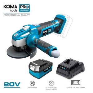 KOMA PRO SERIE KIT REBARBADORA 20V 1 BAT 4A E CARREGADOR