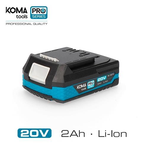 BATERIA LI-ION 20V 2.0A KOMA TOOLS PRO SERIES BATTERY