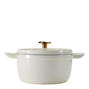 TRAMONTINA CAÇAROLA C/TAMPA FERRO FUNDIDO D22CM 3,7L LATTE