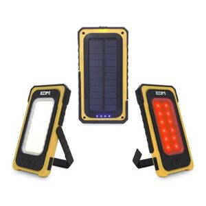 EDM LANTERNA LED RECARREGAVÉL  C/PAINEL SOLAR