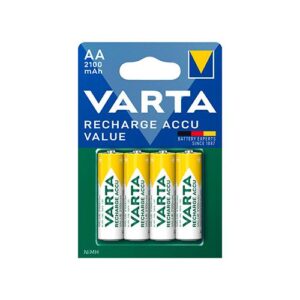 VARTA PILHAS RECARREGÁVEIS AA LR6 2100 MAH