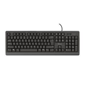 TRUST TECLADO C/FIO PRETO PT