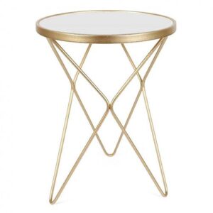 MESA DE APOIO C/TAMPO VIDRO