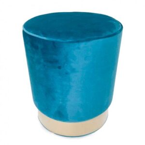 POUF BURNETT AZUL PETROLIO GR 38x46 CM