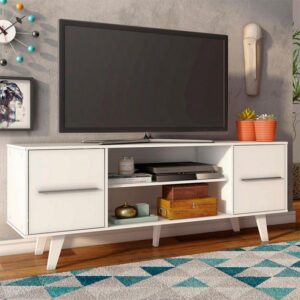 MOVEL TV BILLUND 2 PORTAS 136x54x39 (LxAxP) BRANCO