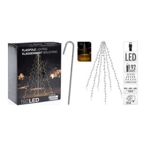 CORTINA BRANCO QUENTE 192 LEDS ESPECIAL PARA ÁRVORES IP44 2)