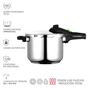 FAGOR  PANELA SUPER RÁPIDA RAPID 6 l INOX 18/10 Ø23x17cm