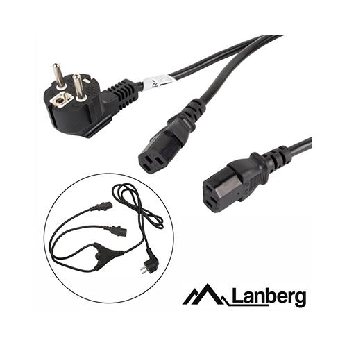 LANBERG CABO ALIMENTAÇÃO P/ 2X IEC C13 FÊMEA 2M