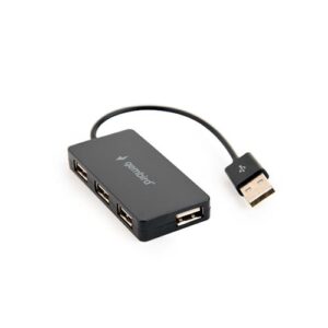 GEMBIRD 2.0 HUB USB DE 4 PORTAS PRETO