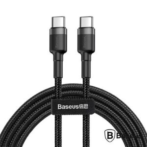 BASEUS CABO USB-C PD MACHO P/ USB-C PD 3A 2M PRETO CAFULE