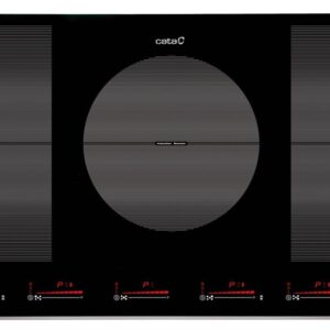 CATA PLACA INDUÇÃO 90CM 5 ZONAS 9 NÍVEIS POT + BOOSTER