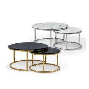 MESA DE CENTRO CARTIER DOURADO