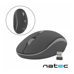 NATEC RATO ÓPTICO S/ FIOS 800-1600DPI USB PRETO/CINZENTO
