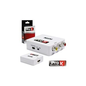 PROK CONVERSOR SINAL COMPOSTO + ÁUDIO -> HDMI