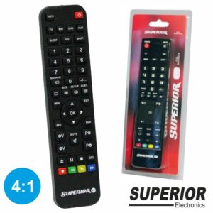 SUPERIOR COMANDO TV PROGRAMÁVEL 4:1