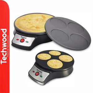 TECHWOOD MÁQUINA DE PANQUECAS / CREPES ELÉTRICA 1000W