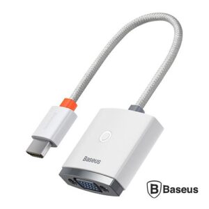 BASEUS CABO ADAPTADOR HDMI MACHO/VGA FÊMEA C/AUX E MICROUSB