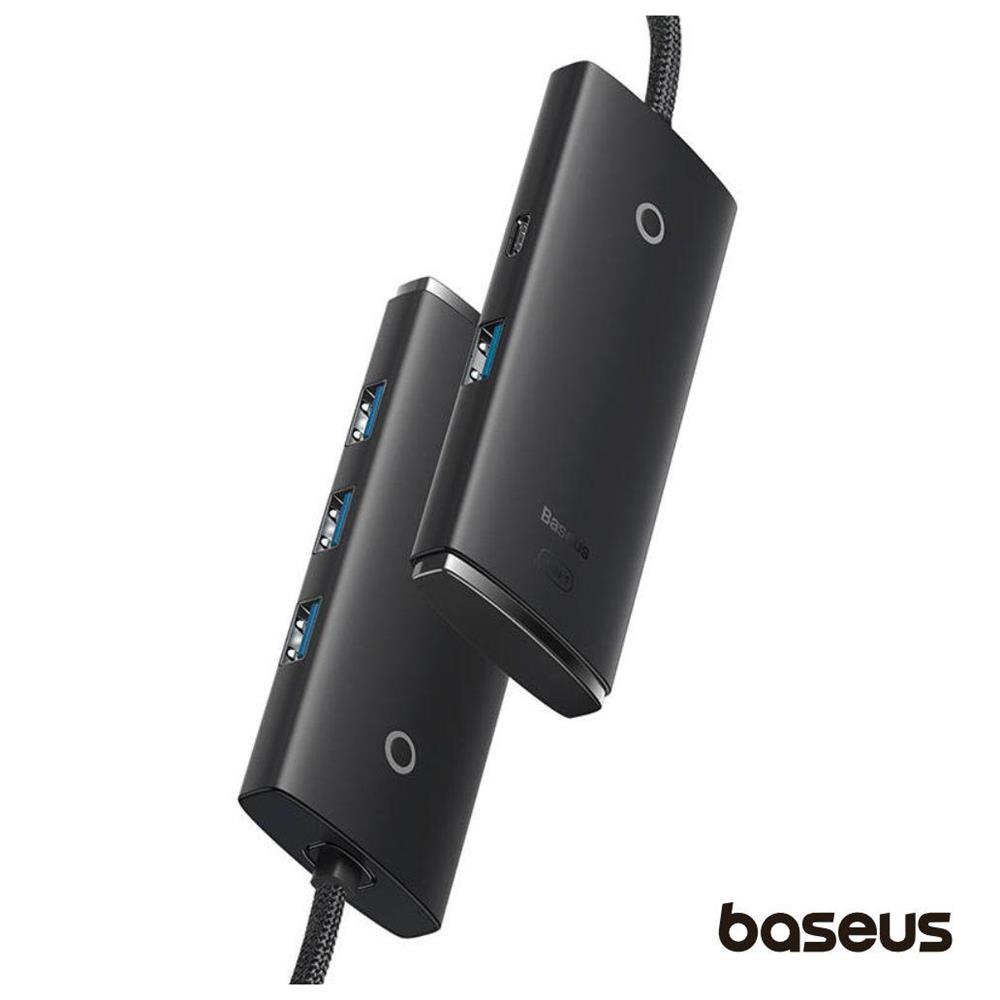 BASEUS HUB USB-A P/ 4X USB-A 3.0 / 1X USB-C 30W GAN5